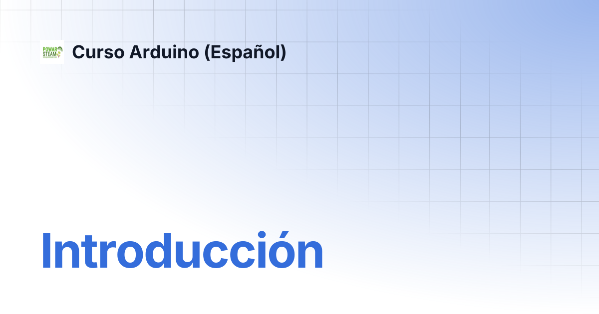 Introducción | Curso Arduino (Español)